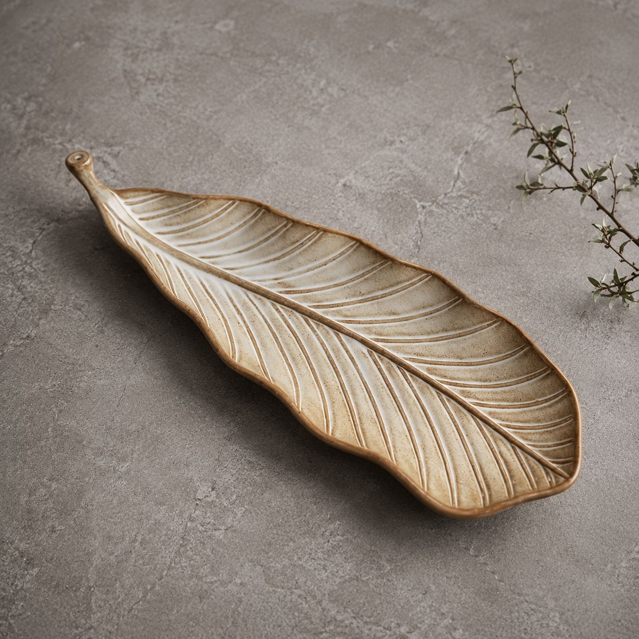 Golden Leaf - Plate