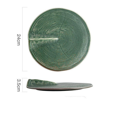 Verdant Swirl - Plate