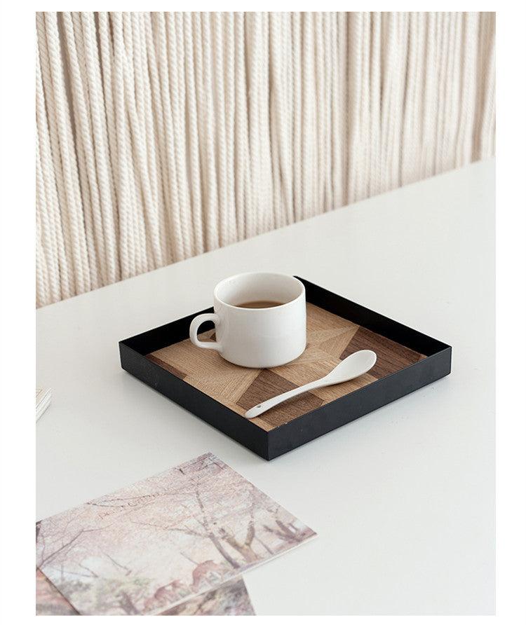 Iron Wood Serving Tray