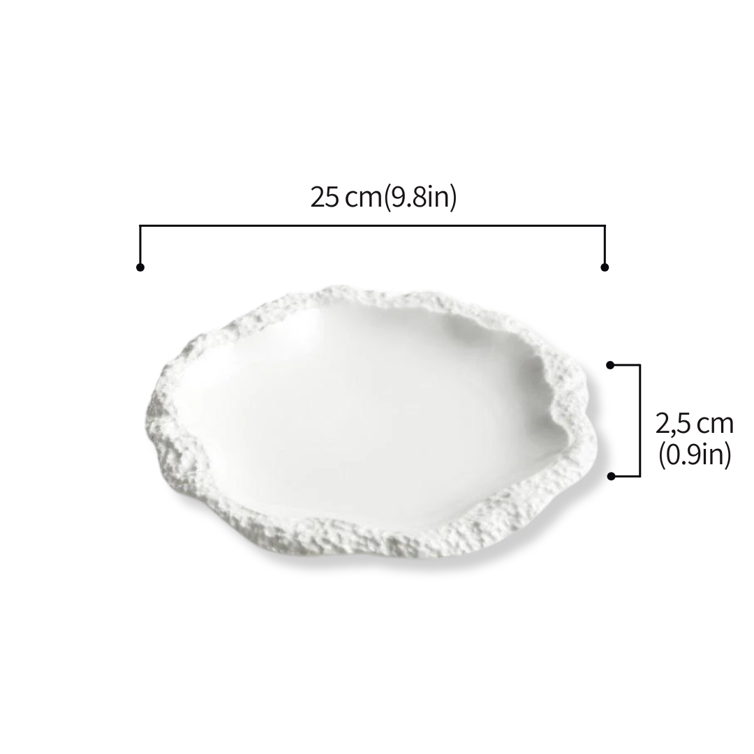 Baroque White - Plate