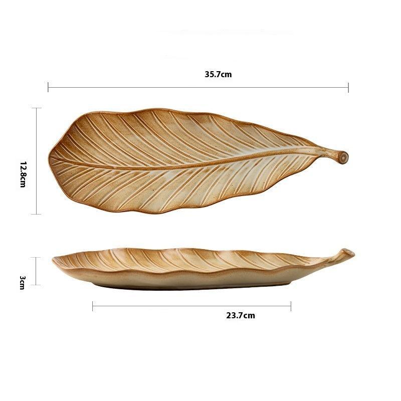 Golden Leaf - Plate