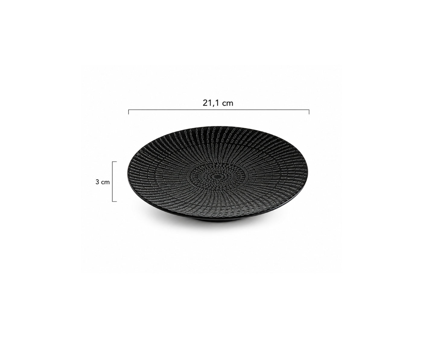 Black Spiral - Plate