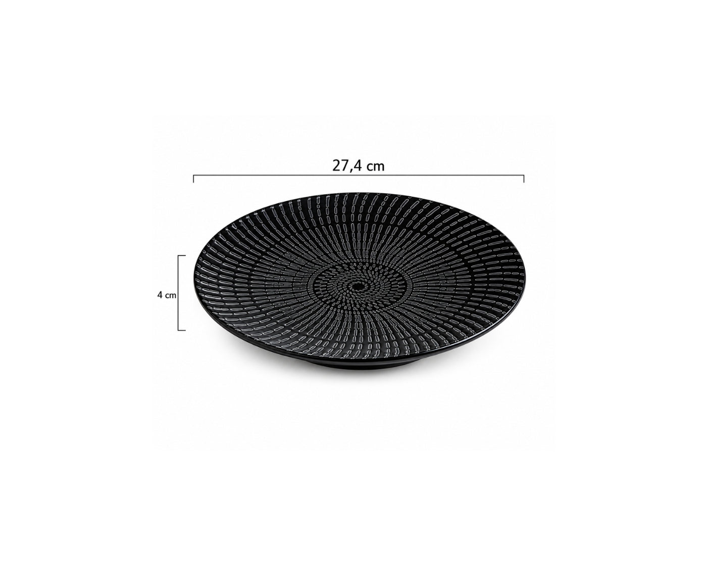 Black Spiral - Plate