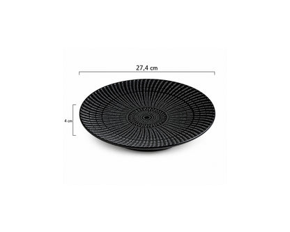 Black Spiral - Plate