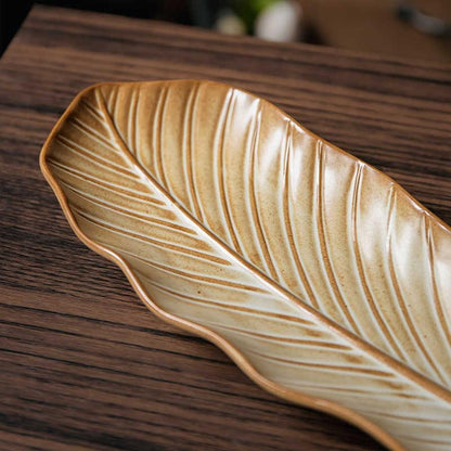 Golden Leaf - Plate